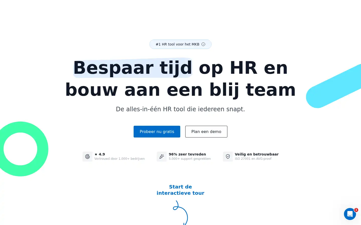 Screenshot of hoorayhr.io