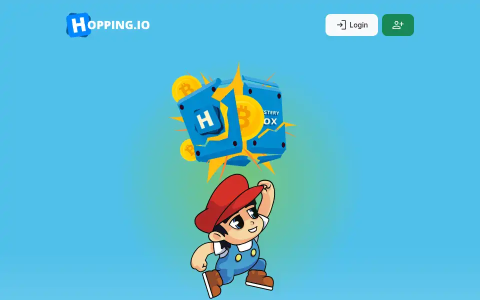 Screenshot of hopping.io
