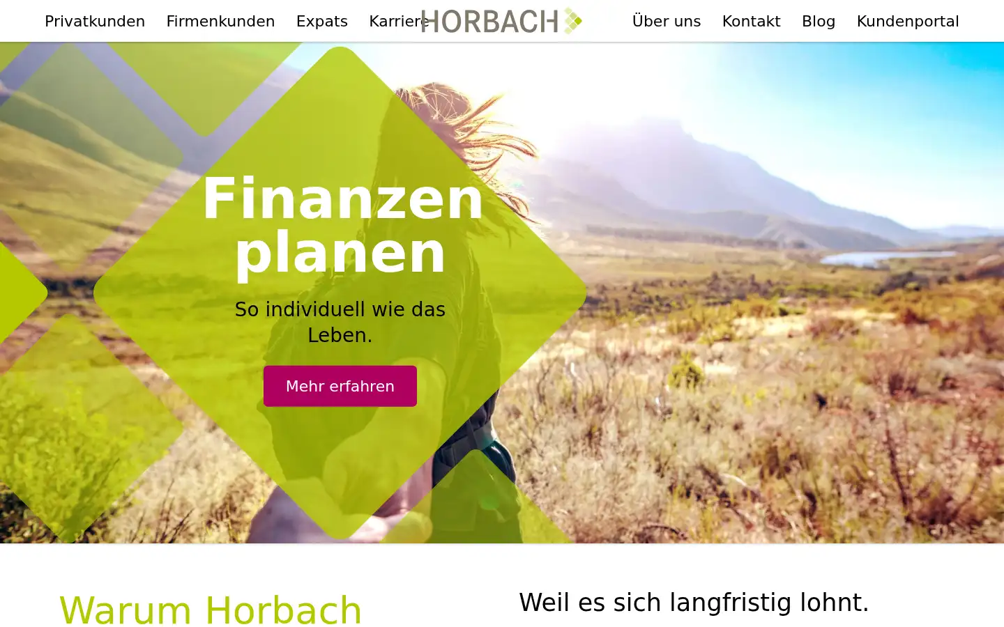 Screenshot of horbach.de
