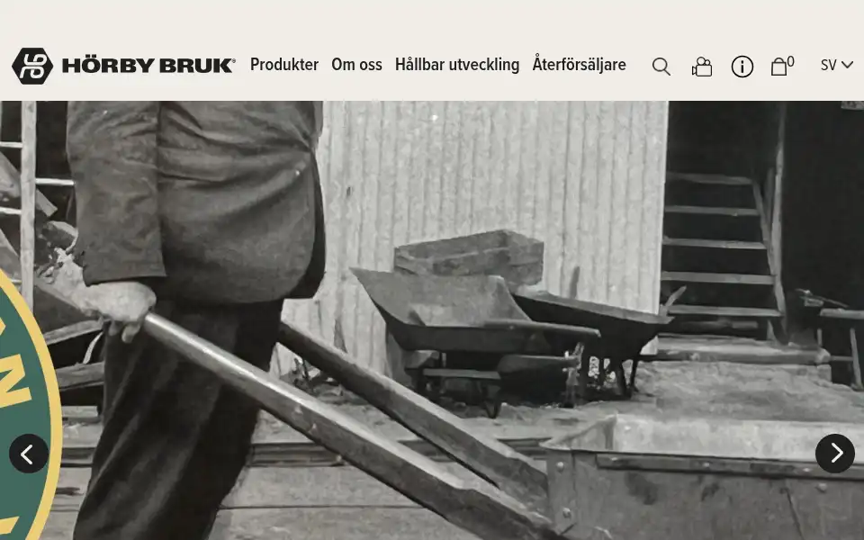 Screenshot of horbybruk.se