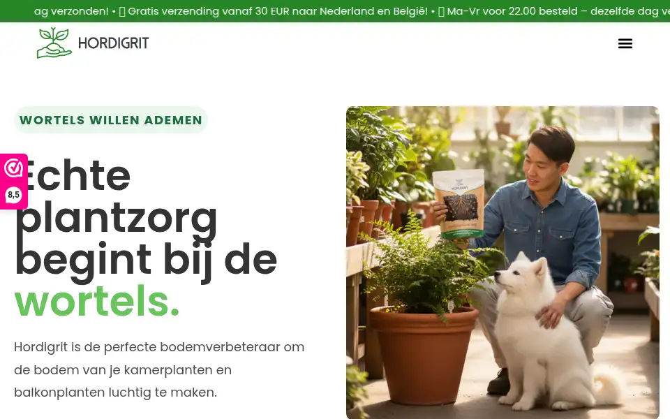 Screenshot of hordigrit.nl