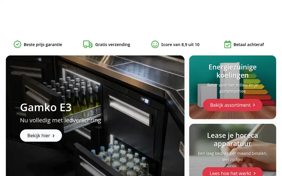 Screenshot of horeca.com