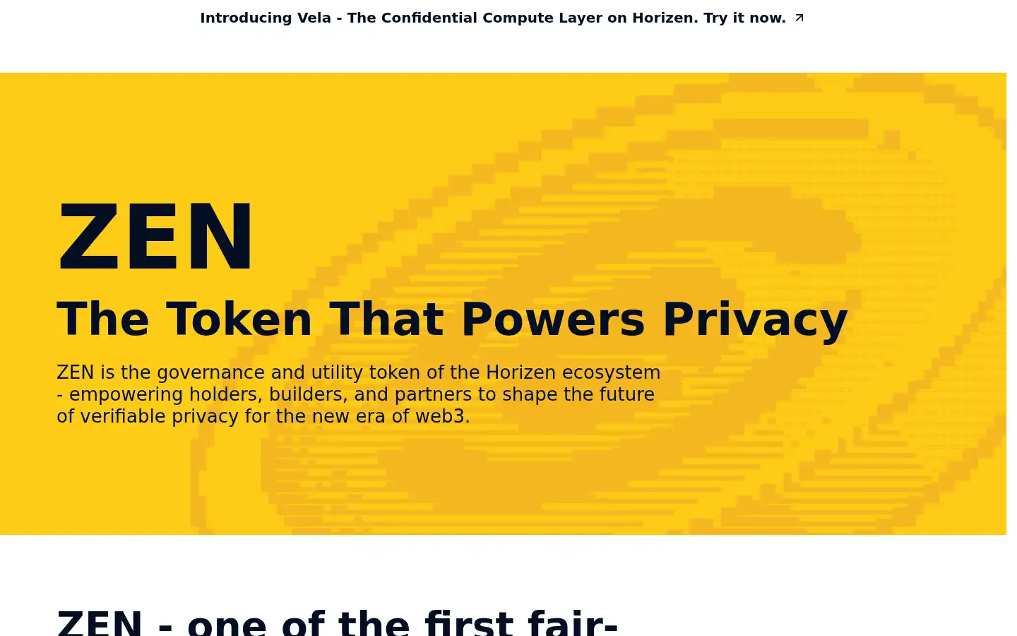 Screenshot of horizen.global