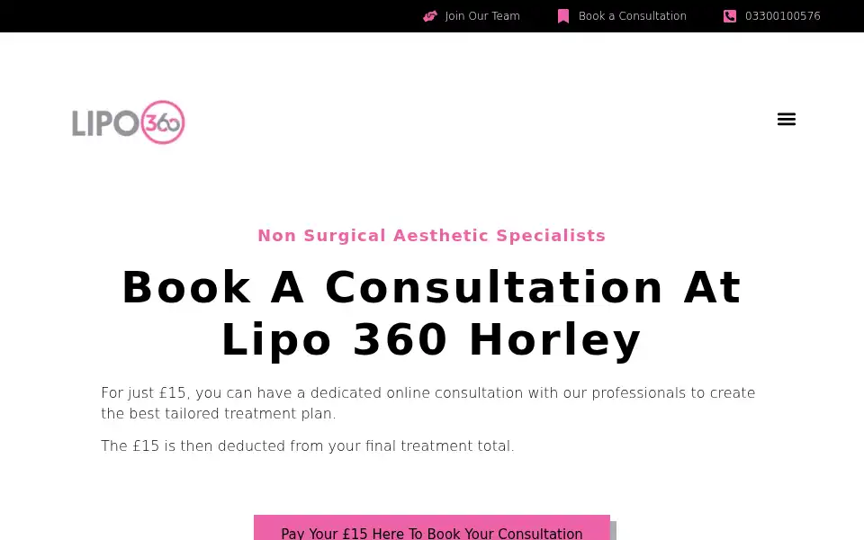Screenshot of horley.lipo360.co.uk