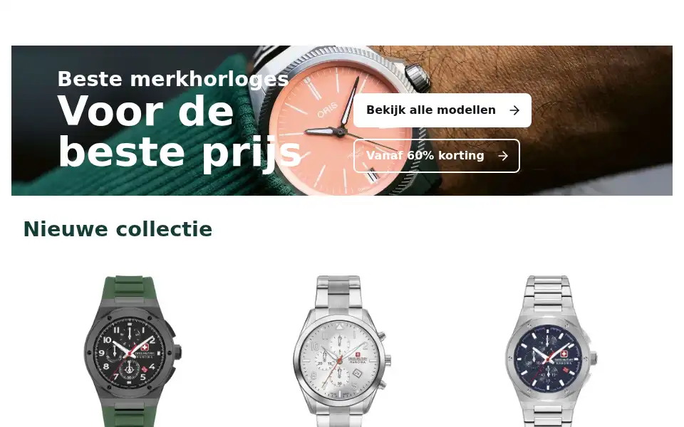 Screenshot of horlogeoutlet.nl