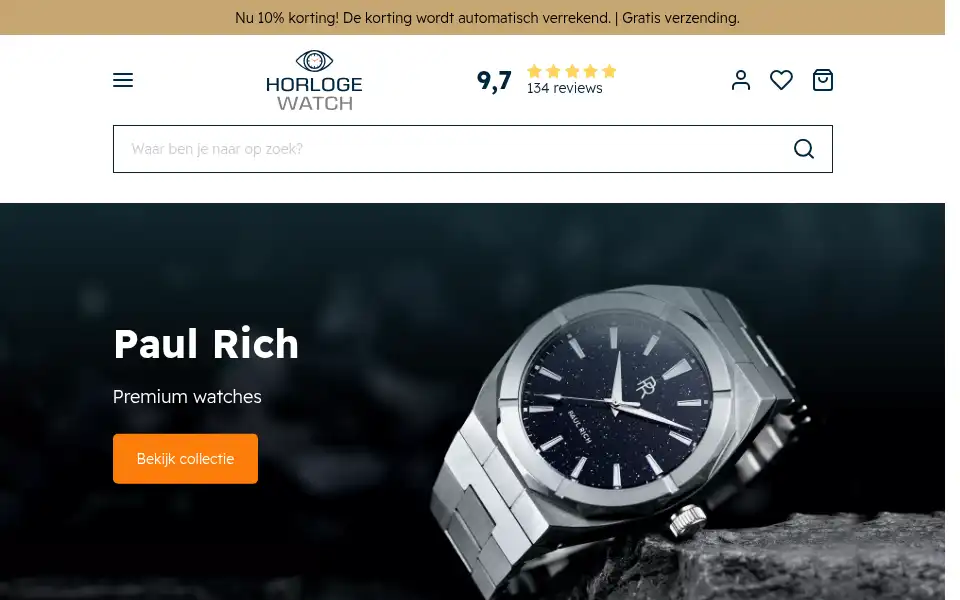 Screenshot of horlogewatch.nl