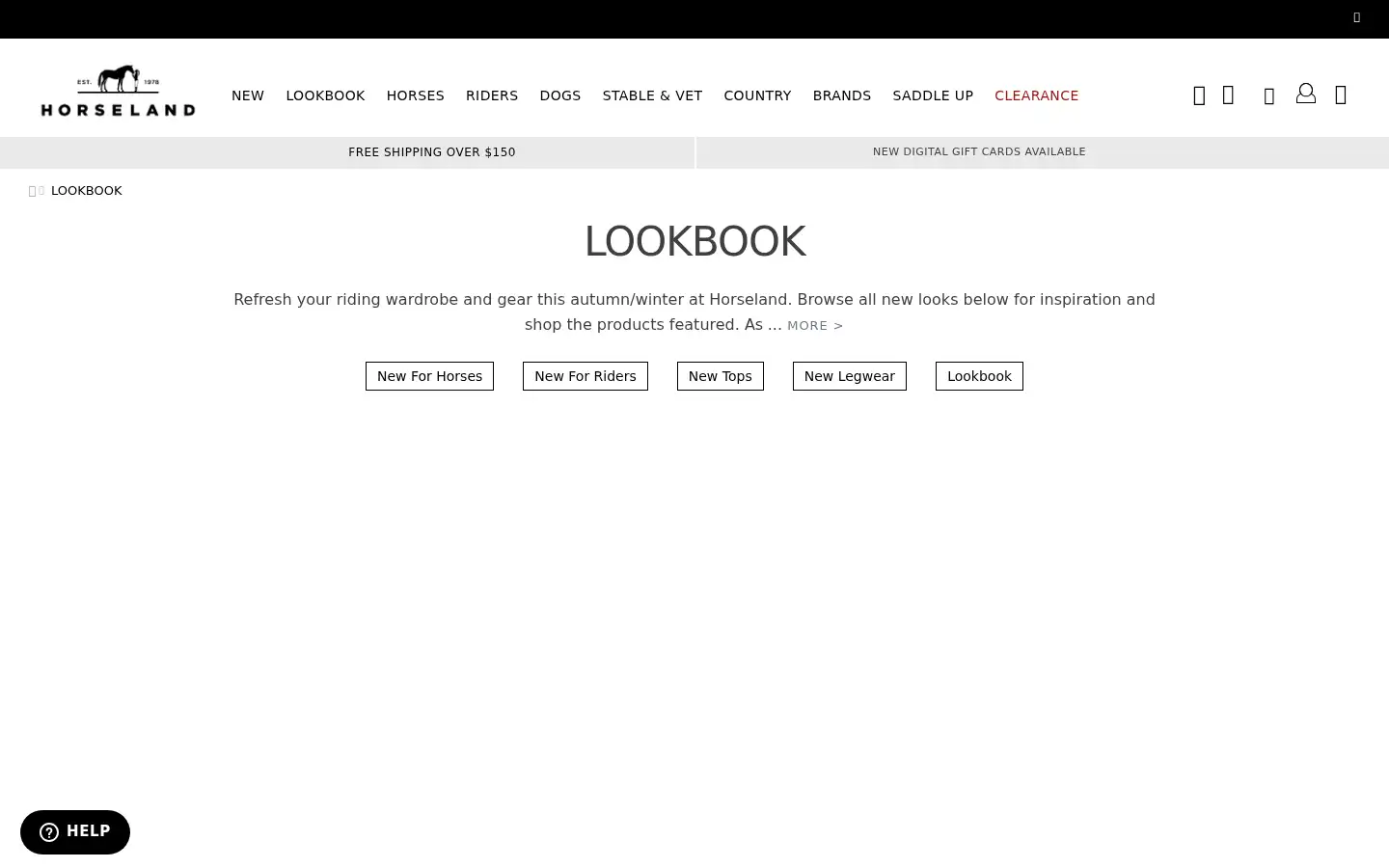 Screenshot of horseland.com.au
