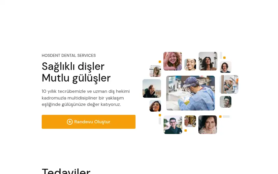 Screenshot of hosdent.com