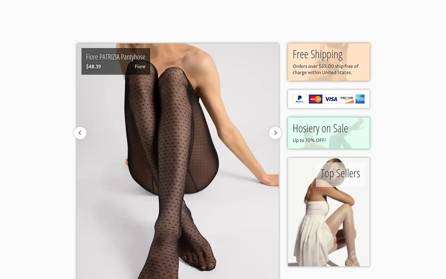 Screenshot of hosieree.com