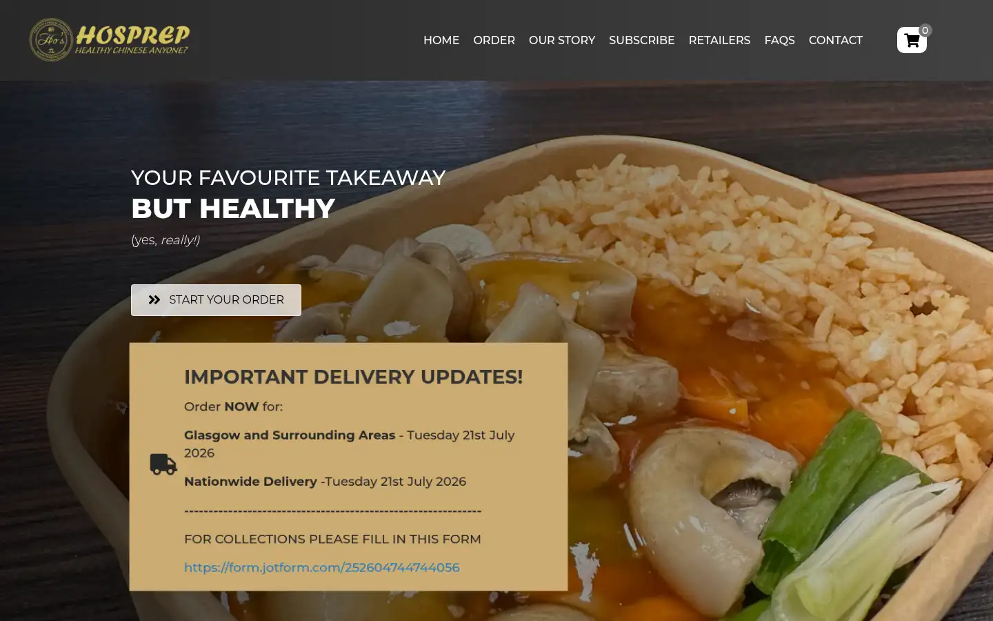 Screenshot of hosprep.com