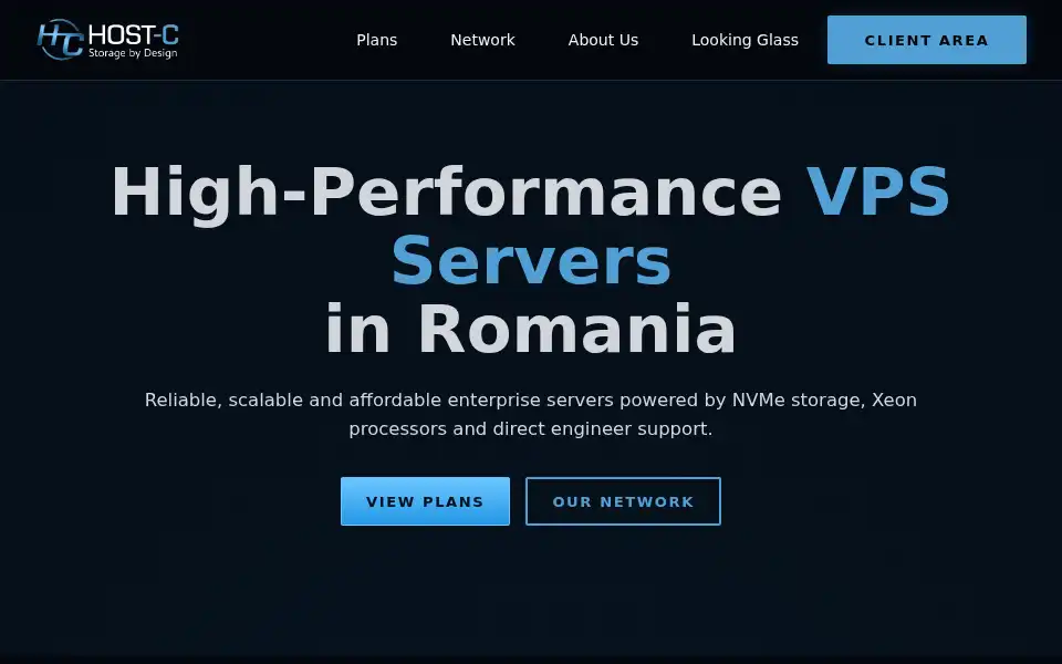 Screenshot of host-c.com
