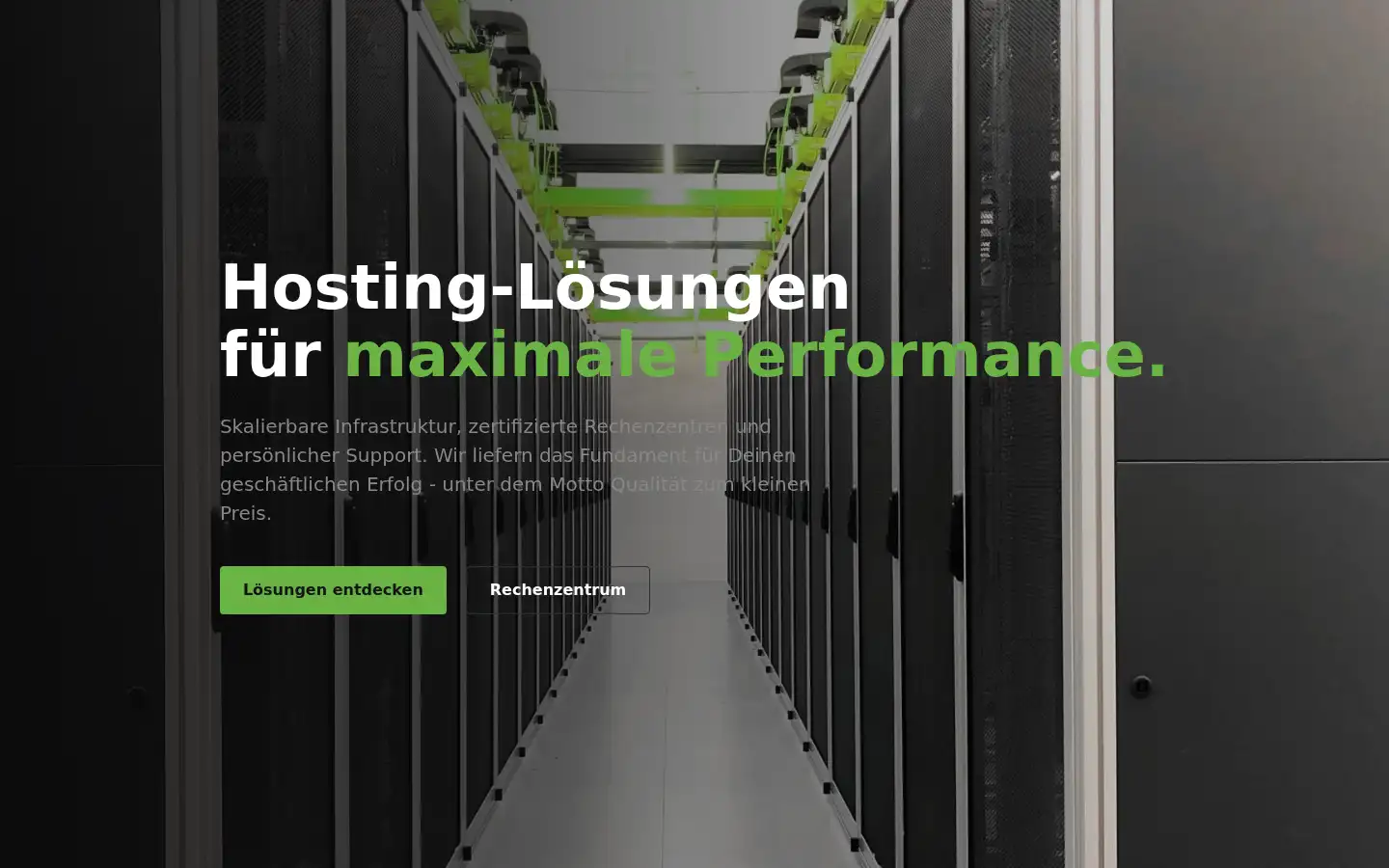 Screenshot of host-zentrum.de