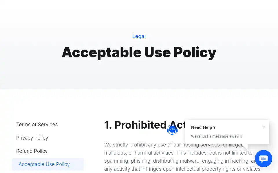 Screenshot of hostarig.com