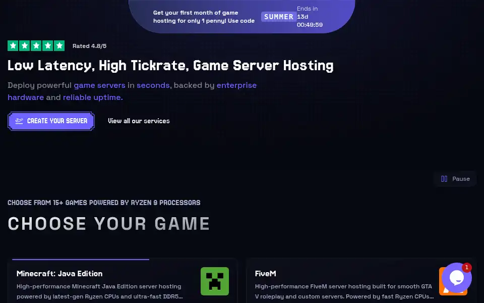 Screenshot of hostbyte.net