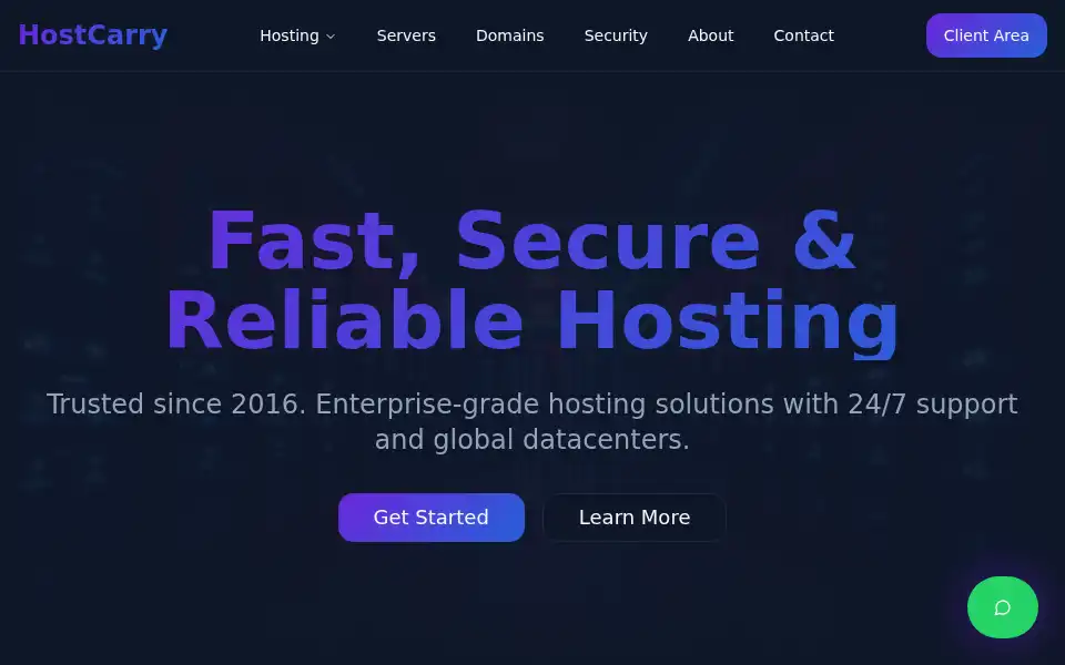 Screenshot of hostcarry.net