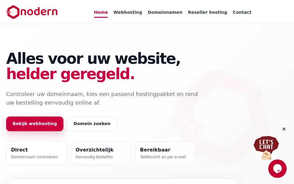 Screenshot of hostcheap.nl
