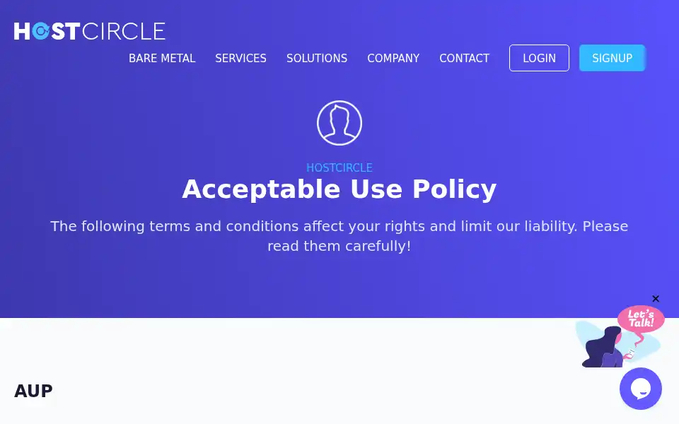 Screenshot of hostcircle.nl