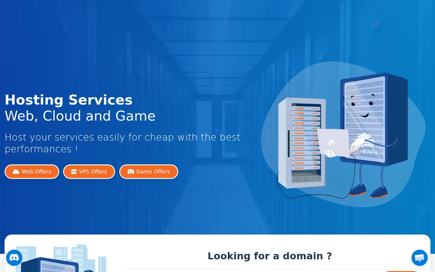 Screenshot of hosterfy.com