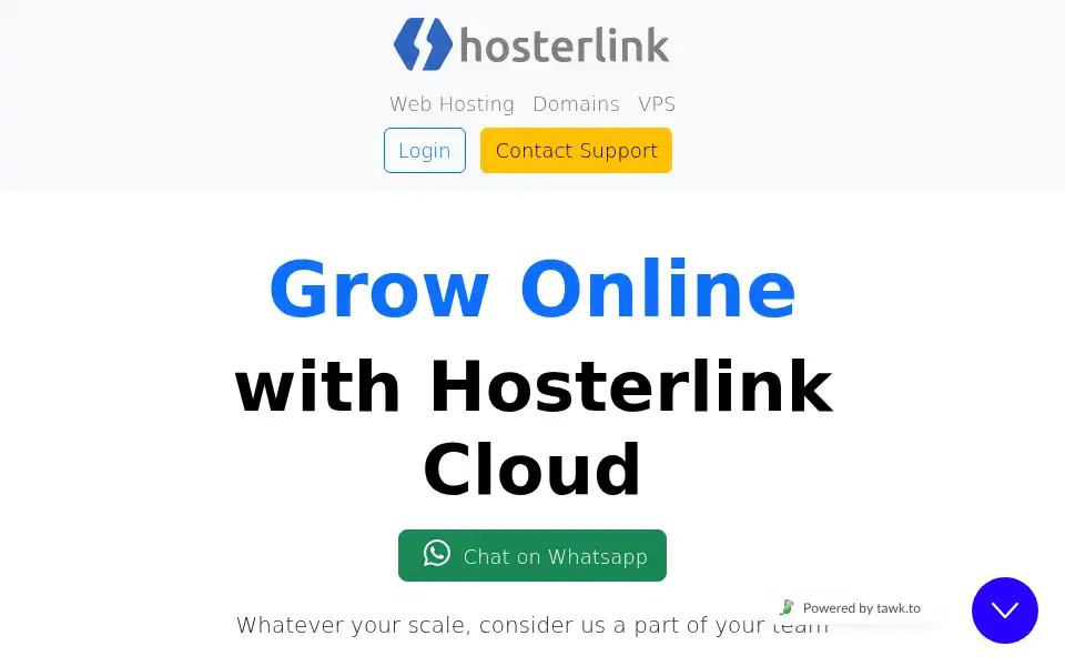 Screenshot of hosterlink.com