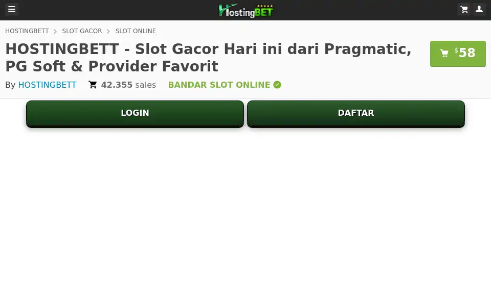 Screenshot of hostingbett.com