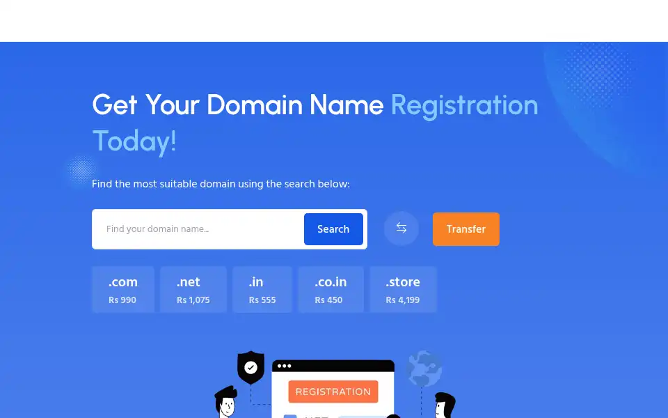 Screenshot of hostinginindia.com