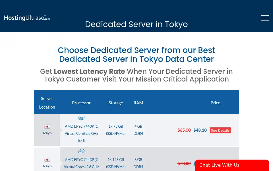 Screenshot of hostingultraso.com