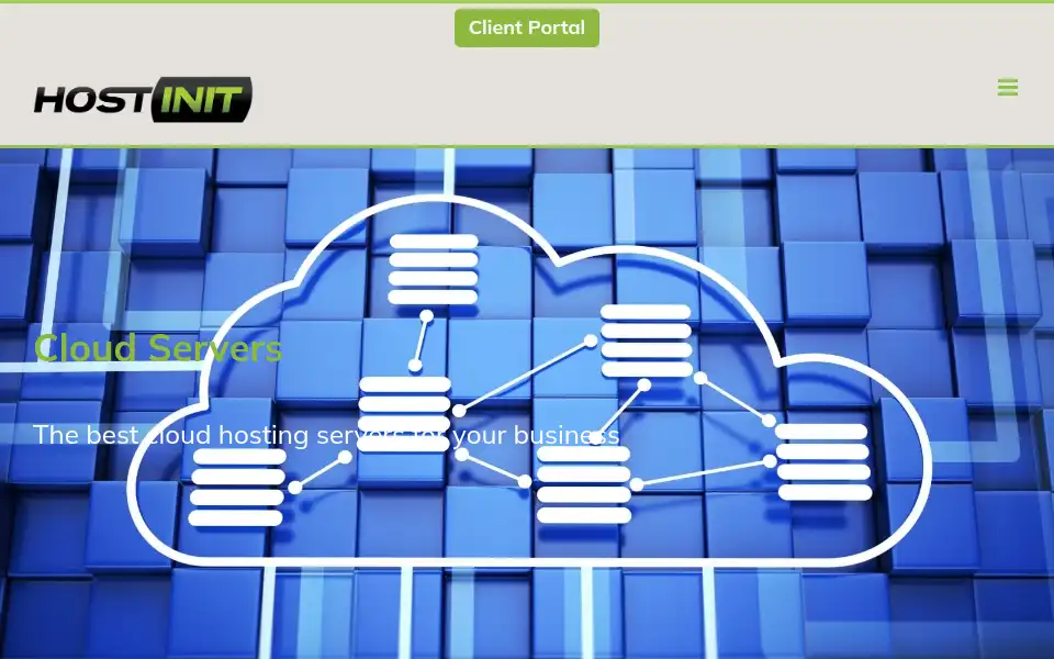 Screenshot of hostinit.com