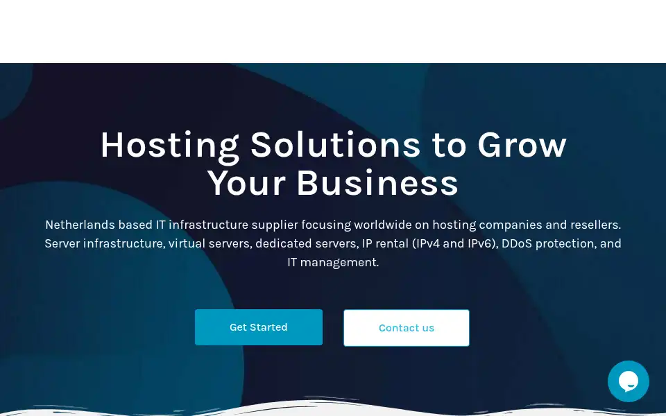 Screenshot of hostio.solutions