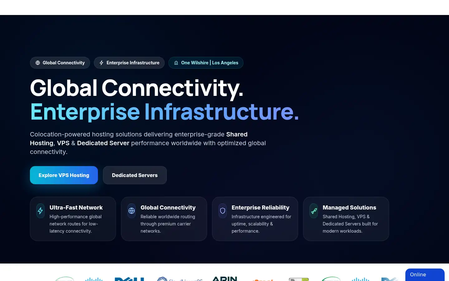 Screenshot of hostmasterweb.net