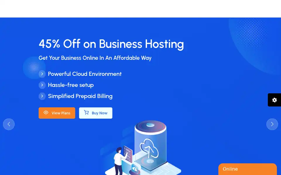 Screenshot of hostnate.com