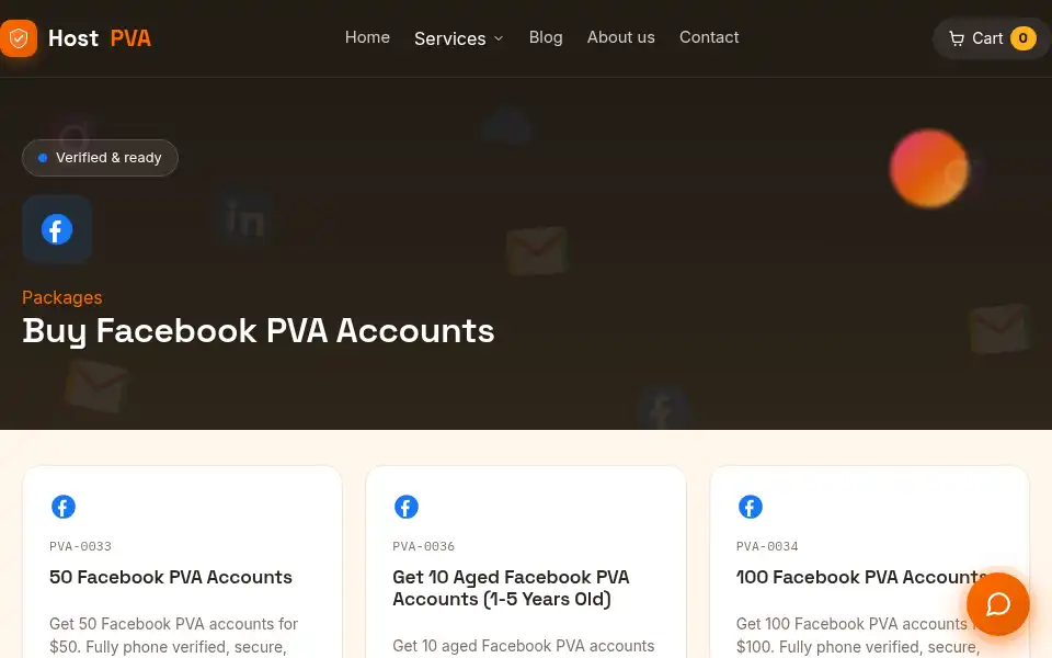 Screenshot of hostpva.com