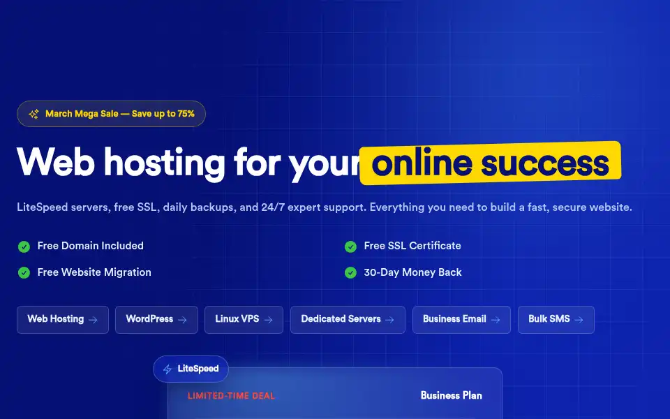 Screenshot of hostraha.com