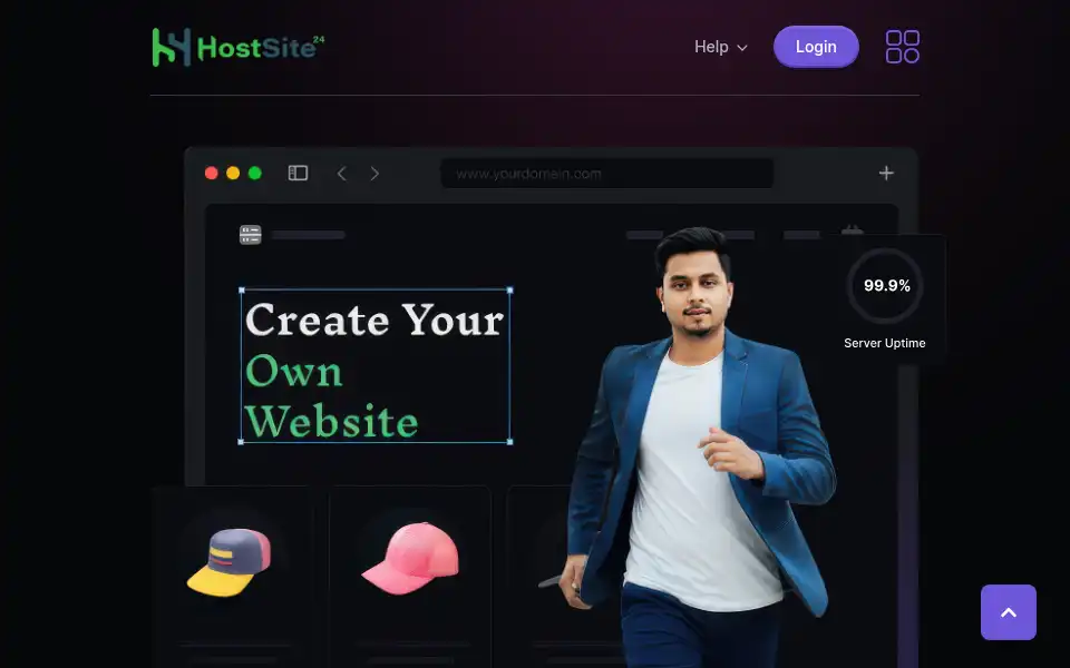 Screenshot of hostsite24.com
