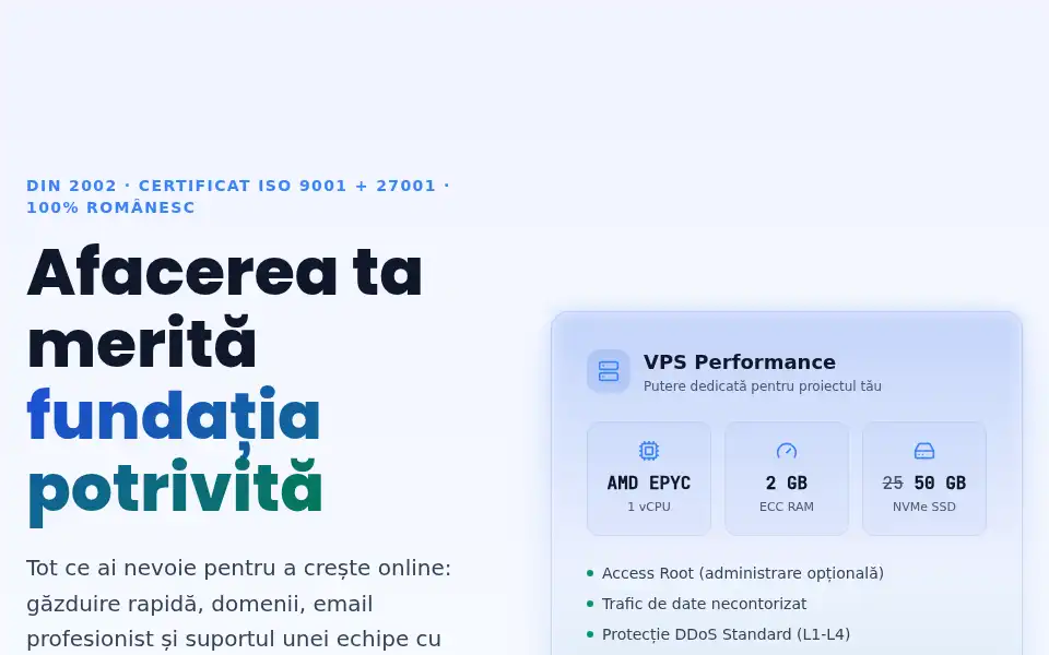 Screenshot of hostx.ro