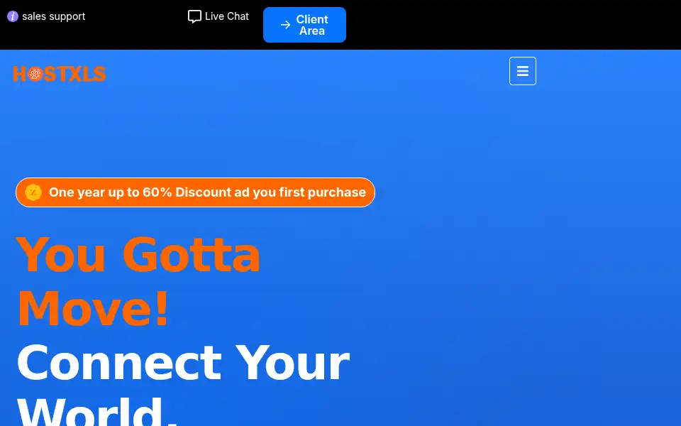 Screenshot of hostxls.com