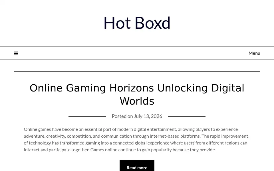 Screenshot of hotboxd.co.uk
