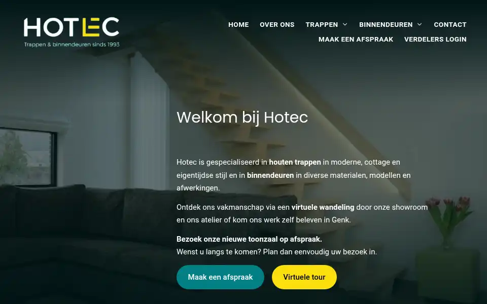 Screenshot of hotec.be