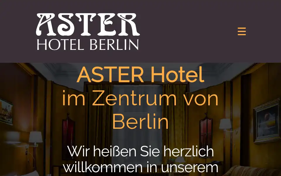Screenshot of hotel-aster.de