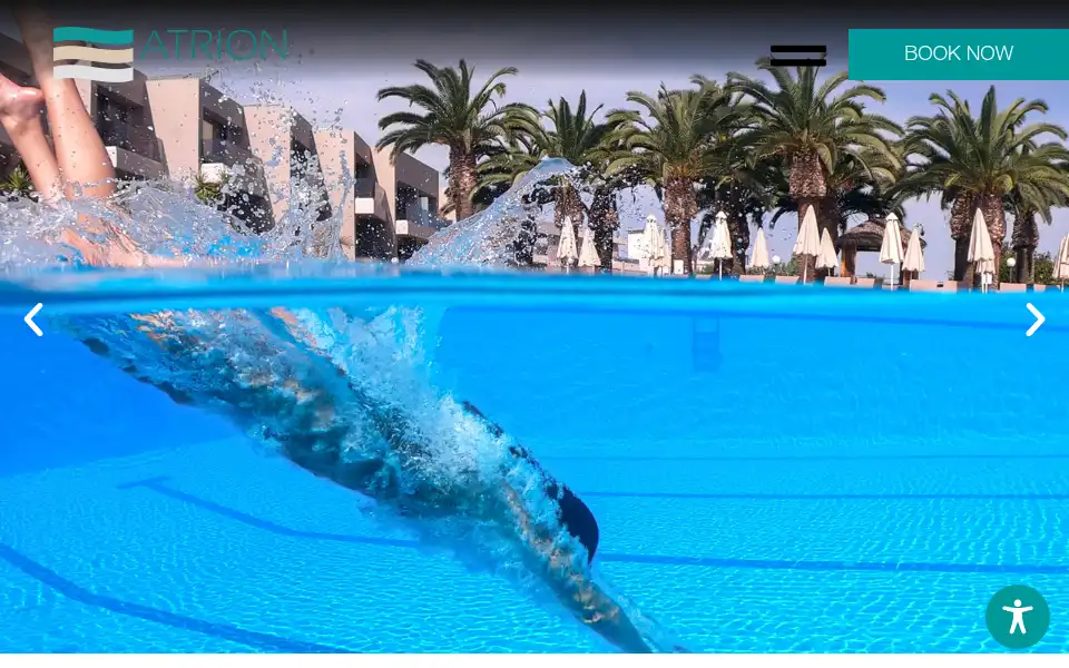 Screenshot of hotelatrion.com