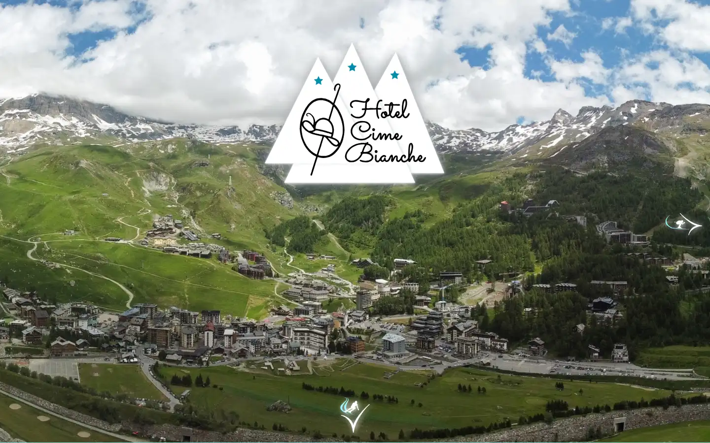 Screenshot of hotelcimebianche.com