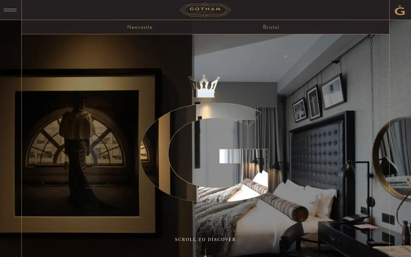 Screenshot of hotelgotham.co.uk
