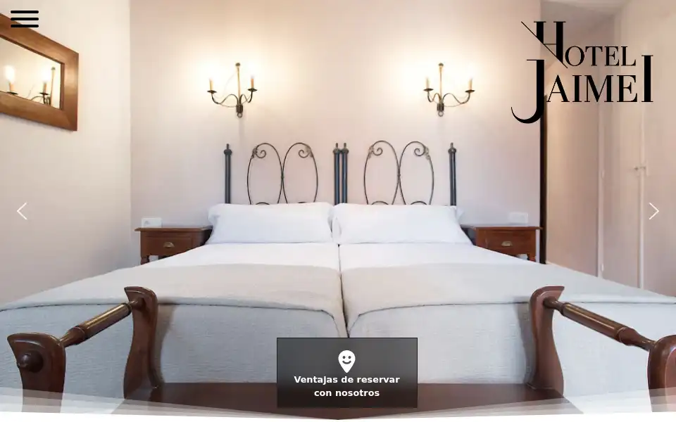 Screenshot of hoteljaime.com