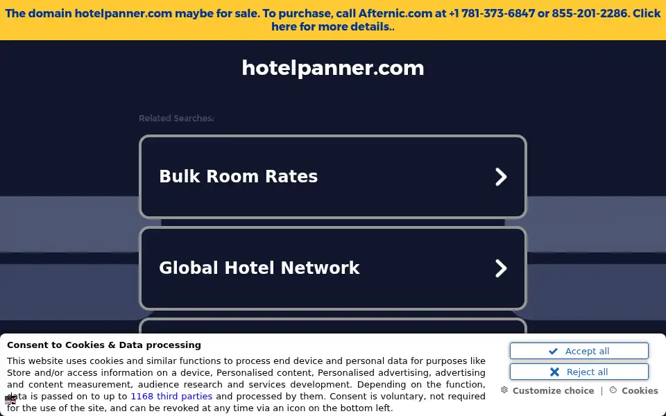 Screenshot of hotelpanner.com