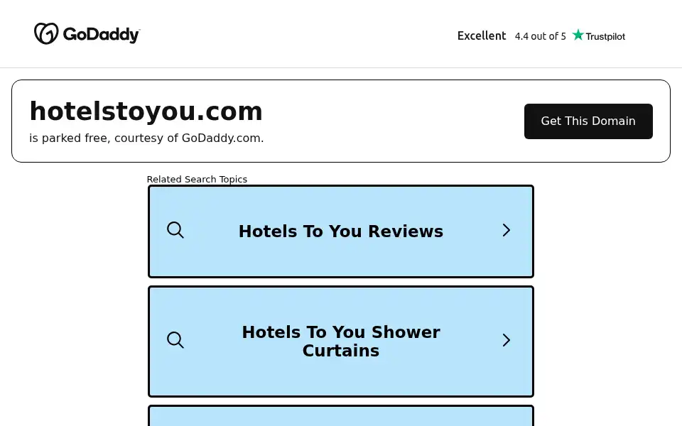 Screenshot of hotelstoyou.com