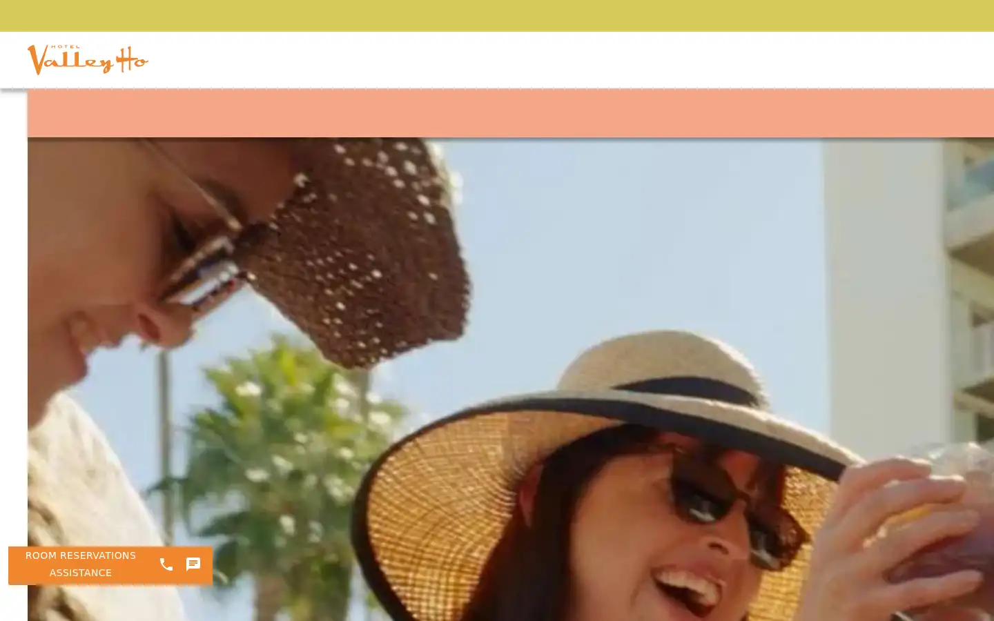 Screenshot of hotelvalleyho.com