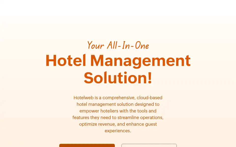 Screenshot of hotelweb.io