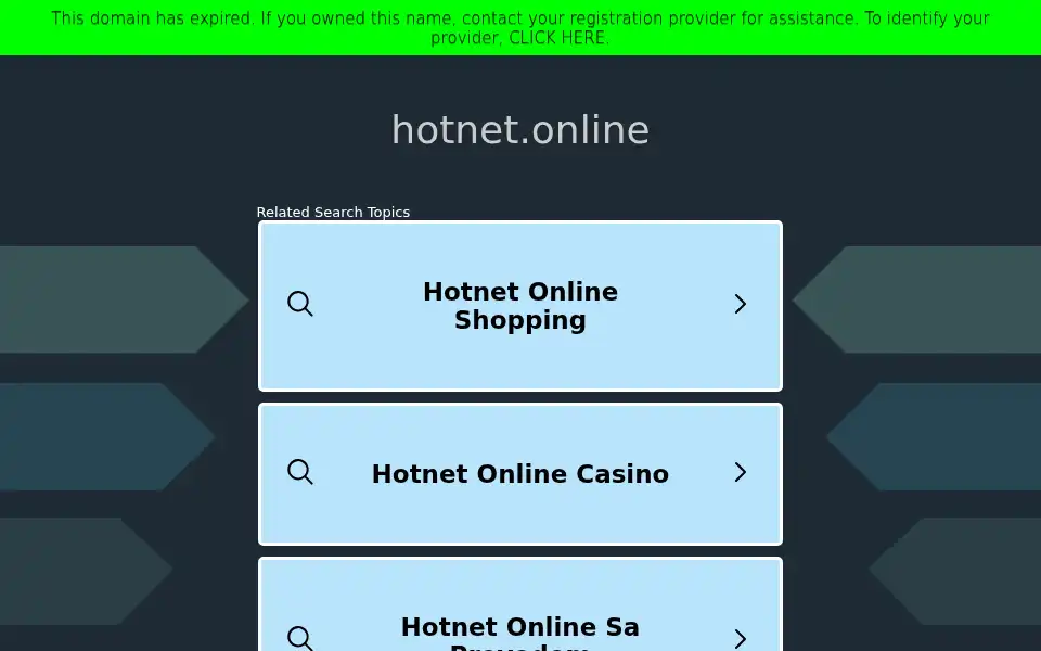 Screenshot of hotnet.online