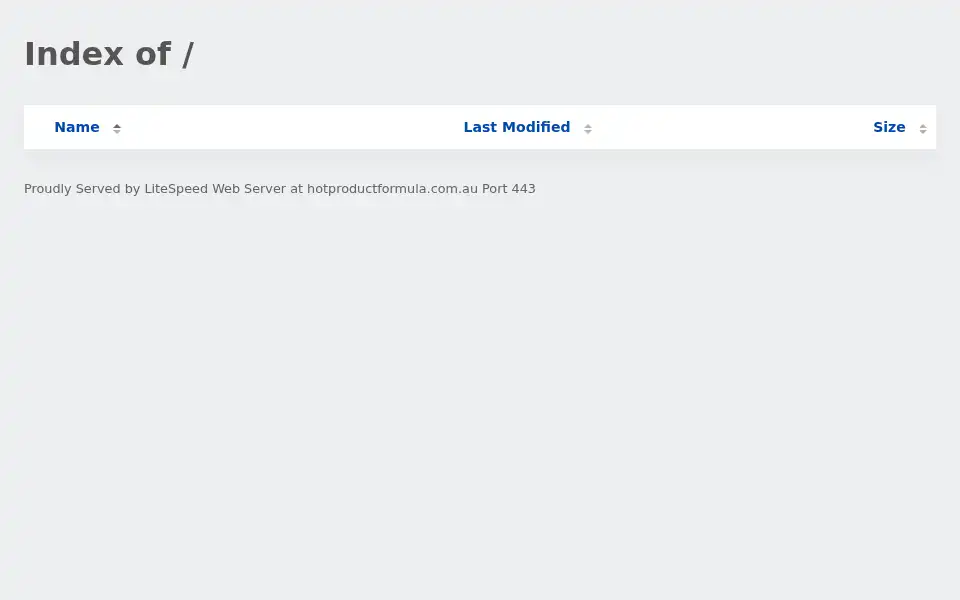 Screenshot of hotproductformula.com.au