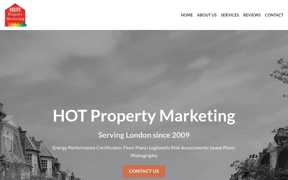 Screenshot of hotpropertymarketing.co.uk