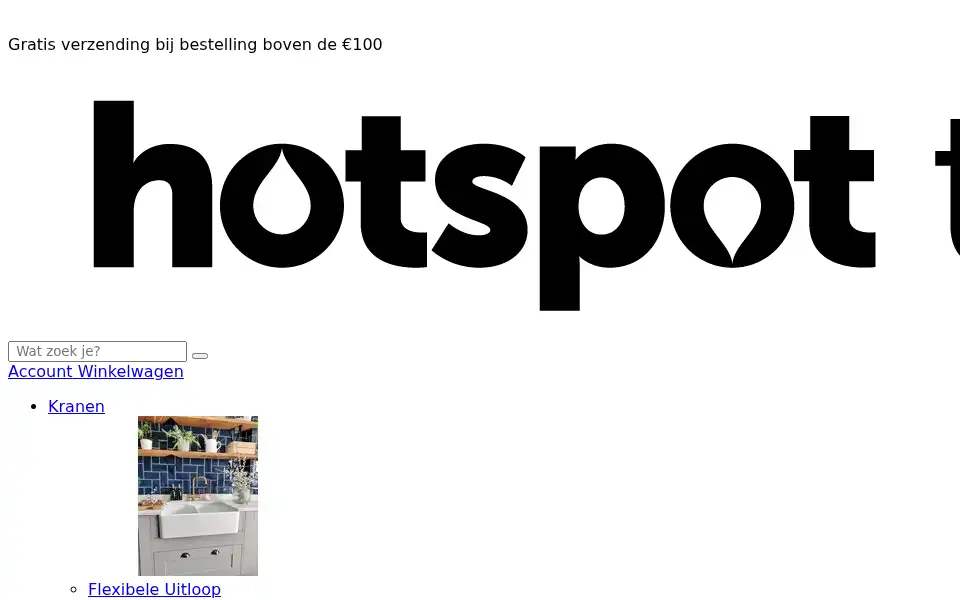 Screenshot of hotspot-titanium.nl